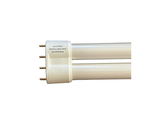 55 Watt 2G11 4-pin 5000K Full Spectrum Compact Fluorescent Tube Accutech